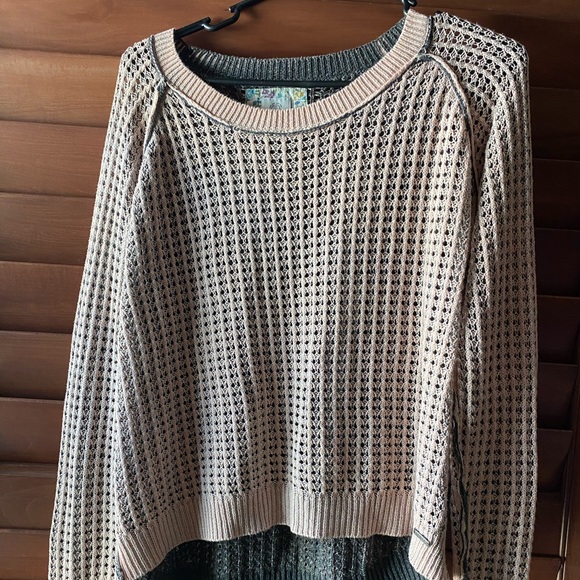 ✨ELEMENT Loose Knit Pullover Pink/Gray - Picture 2 of 6